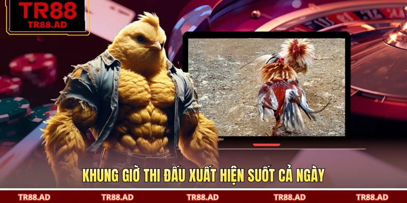 Khung Giờ Thi Đấu Xuất Hiện Suốt Cả Ngày